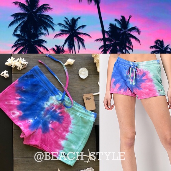 Vans Pants - 🌴🌼VANS- TIE DYE COZEY SHORTS🌼🌴